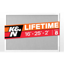Load image into Gallery viewer, K&N HVAC Filter 16 X 25 X 2 Merv 8