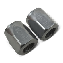 Load image into Gallery viewer, Russell Hose End Socket -8 AN Polished & Gray Anodized (2 Pack)