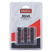 Load image into Gallery viewer, Edelbrock Exhaust Header Bolts 3/8in-16 X 3/4in, Black Oxide (Set Of 12)