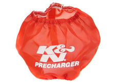 Load image into Gallery viewer, K&N Precharger Wrap Red Honda 4.5in top ID 5.125in Base ID