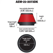 Load image into Gallery viewer, AEM Induction AEM21-2073DK 024844368881