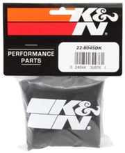 Load image into Gallery viewer, K&N 6in ID x 6inH Closed Top Black DryCharger Air Filter Wrap