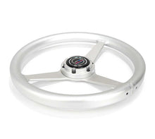 Load image into Gallery viewer, NRG Aluminum Steering Wheel 330mm - Heritage Solid Spoke - Ergonomic Grip - Anadized Silver
