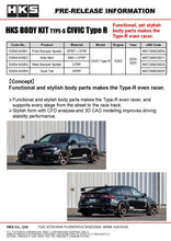 Load image into Gallery viewer, HKS BODY KIT TYPE-S FL5 Duck Tail
