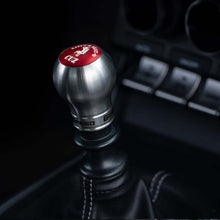 Load image into Gallery viewer, GrimmSpeed Swap-Top Shift Knob Caps - Ejecto Red

