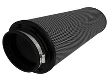 Load image into Gallery viewer, aFe POWER Magnum FLOW Blk Pro 5R Air Filter 6.75x5in Flange x 9.25x7.5 Base x 7.75x6 Top x 18 Height
