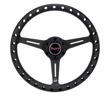 Load image into Gallery viewer, NRG Aluminum Steering Wheel 330mm - Extra Light - Ergonomic Grip - Anadized Black
