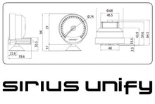 Load image into Gallery viewer, GReddy Sirius Unify Turbo Boost Gauge Set (Sirius Meter w/Boost Pressure Sensor Set &amp; Vision Displ)
