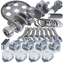 Load image into Gallery viewer, Eagle Chevy 350 1Pc 3.750in Crank 5.700in I-Beam Rods 4.060in Pistons 168 Tooth FP Balanced Assembly
