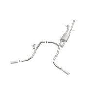 Load image into Gallery viewer, MagnaFlow Cat-Back 10-15 Toyota Tundra SC LB / CC SB 4.6L/5.7L V8 SS 2.5 Dual Split Rear 4in Tip
