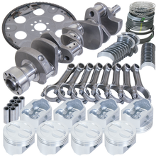 Load image into Gallery viewer, Eagle Chevy 350 1Pc 3.480in Crank 5.700in I-Beam Rods 4.030in Pistons 153 Tooth FP Balanced Assembly
