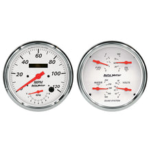 Load image into Gallery viewer, Autometer Arctic White Quad &amp; Tach/Speedo 5in. - 2 pc.
