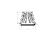 Load image into Gallery viewer, aFe POWER Universal Clamp-On Air Filter w/ D2 Dura-Dry Media - 5.5in F x 7in B x 4.75in T x 5in H

