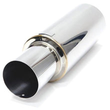 Load image into Gallery viewer, BLOX Racing 63.5mm N1 304 SS Universal Exhaust Muffler w/ Straight Tip
