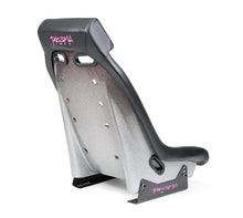 Load image into Gallery viewer, NRG GT Retro Bucket Seat - Black PVC Leather Black Stitching Multicolor Fiberglass Back w/ Glitter
