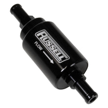 Load image into Gallery viewer, Russell 3/8 Male To 3/8 Male Barbed Fuel Check Valve - Black Anodized
