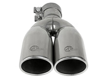 Load image into Gallery viewer, afe MACH Force-Xp Universal Exhaust Tip 2-1/2 IN Inlet x 3-1/2 IN Outlet X 12 IN L
