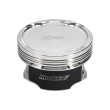 Load image into Gallery viewer, Manley 03-07 Nissan 350Z/Maxima 81.4mm Stroker 96.50mm +1.0mm Bore 8.5:1 Dish Piston Set w/ Rings

