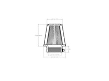 Load image into Gallery viewer, aFe POWER Universal Clamp-On Air Filter w/ D2 Dura-Dry Media 3 IN F x5 IN B x3-1/2 IN T x5 IN H

