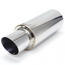 Load image into Gallery viewer, BLOX Racing 63.5mm N1 304 SS Universal Exhaust Muffler w/ Angled Tip
