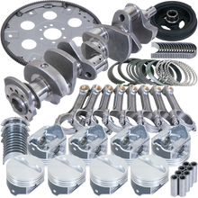 Load image into Gallery viewer, Eagle Chevy 350 1Pc 3.480in Crank 5.700in I-Beam Rods 4.040in Pistons 153 Tooth FP Balanced Assembly
