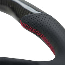 Load image into Gallery viewer, NRG 12-23 Toyota Tacoma OEM Plus Carbon Fiber Steering Wheel w/ Red Stitch &amp; Red Center Mark
