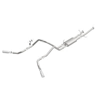 Load image into Gallery viewer, MagnaFlow Cat-Back 10-15 Toyota Tundra SC LB / CC SB 4.6L/5.7L V8 SS 2.5 Dual Split Rear 4in Tip
