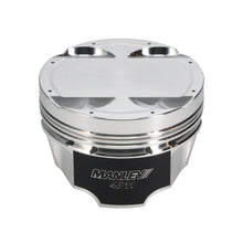 Load image into Gallery viewer, Manley Mitsubishi 4B11 86mm Bore 9.0:1 CR -5cc Dish Turbo Tuff Piston Set w/ Rings
