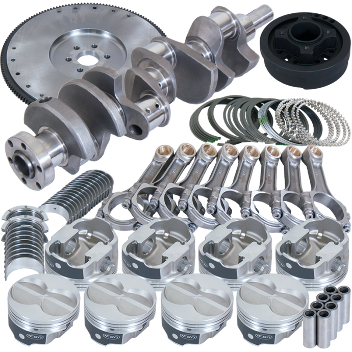 Eagle Ford 302 3.400in Crank 5.400in I-Beam Rods 4.000in Pistons 157 Tooth FW Balanced Assembly