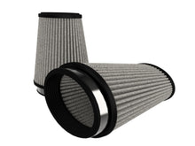 Load image into Gallery viewer, aFe Magnum (3x4-3/4)in Flange ID x (4x5-3/4)in Base x (2-1/2x4-1/4) FLOW Pro DRY S Air Filter (Pair)
