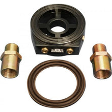 Load image into Gallery viewer, BLOX Racing Oil Filter Block Adapter Black / For Oil Pressure / Oil Temperature
