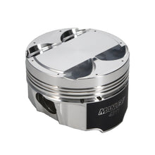 Load image into Gallery viewer, Manley Mitsubishi 4B11 86.5mm Bore 10.0:1 CR +2cc Dome Turbo Tuff Piston Set w/ Rings
