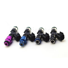 Load image into Gallery viewer, Injector Dynamics ID1050X Injectors - 60mm Length - 11mm Blue Top - 204 Lower Cushion (Set of 6)
