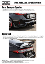 Load image into Gallery viewer, HKS BODY KIT TYPE-S FL5 Duck Tail

