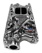 Load image into Gallery viewer, Edelbrock SB Ford Performer Intake Manifold - Chrome  Plasma Finish
