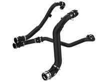 Load image into Gallery viewer, aFe BladeRunner Aluminum Hot and Cold Charge Pipe Kit Black Ford F-150 24-26 V6-2.7L (tt)
