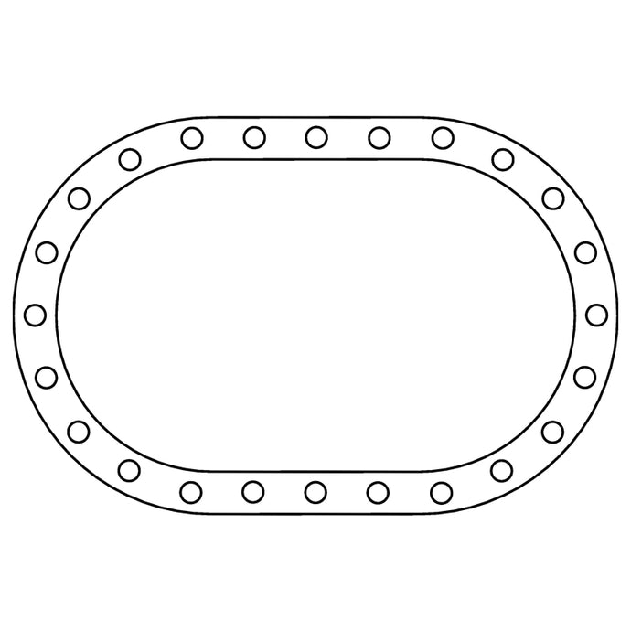 Cometic Fuel Cell .062in Fiber Filler Gasket - 24 Bolt - Oval