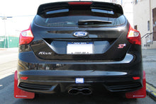 Load image into Gallery viewer, Rally Armor 12-19 Ford Focus / ST 16-19 Ford Focus RS UR Black Mud Flap w/ Tangerine Scream Logo
