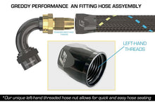 Load image into Gallery viewer, GReddy AN10 30 DEGREE HOSE END SWIVEL BLACK/GOLD ANODIZED
