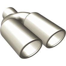 Load image into Gallery viewer, MagnaFlow Tip 1-Pk Dual Rnd DW 3x10 2.25ID
