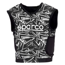 Load image into Gallery viewer, Sparco Vest SJ Pro K-3 MED - BLK/WHT

