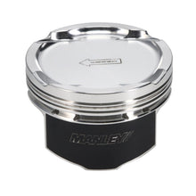 Load image into Gallery viewer, Manley 03-06 Mitsubishi Evo 8/9 4G63T 85mm STD Bore 8.5/9.0:1 Dish Pistons w/ Rings

