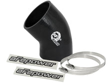 Load image into Gallery viewer, afe Magnum FORCE Intake Coupling Kit (3 IN ID to 3-1/4 IN ID x 45 Deg.) Elbow Coupler - Black
