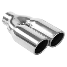 Load image into Gallery viewer, MagnaFlow Tip 1-Pk Dual Rnd Re DW 3x10 2.2
