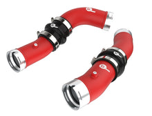 Load image into Gallery viewer, aFe 2024+ Toyota Tacoma BladeRunner  2.5in &amp; 3in Aluminum Hot &amp; Cold Charge Pipe Kit - Red
