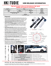 Load image into Gallery viewer, HKS HKSTUDIE SUSPENSION for BMW G80/G82
