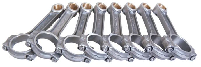 Eagle Chevrolet Small Block 6.000in 4340 I-Beam Connecting Rods w/ ARP 8740 (Set of 8)