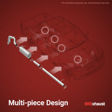 Load image into Gallery viewer, BRExhaust 19-25 Nissan Altima 2.5L Direct-Fit Replacement Exhaust Kit
