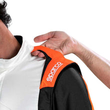Load image into Gallery viewer, Sparco Suit Competition 60 White/Orange

