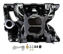 Load image into Gallery viewer, Edelbrock Pontiac 326-455 Performer RPM Intake Manifold - Black Plasma Finish

